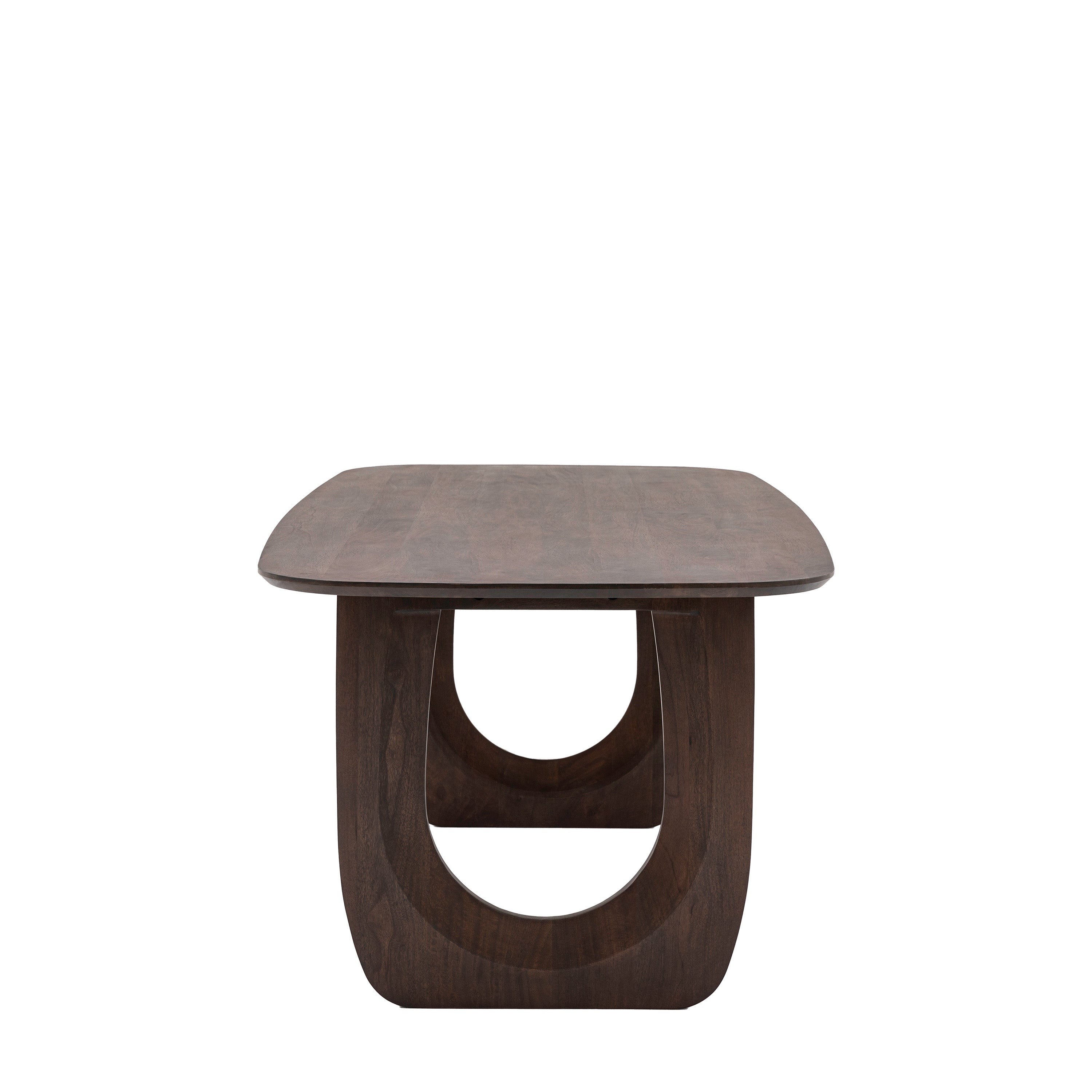 Hank Brown Mango Wood Dining Table | 6 Seater